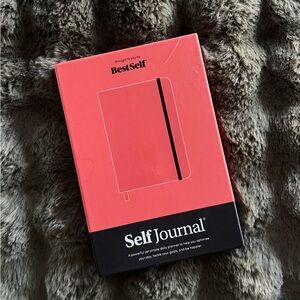 Self Journal Hardcover Productivity Notebook - Coral